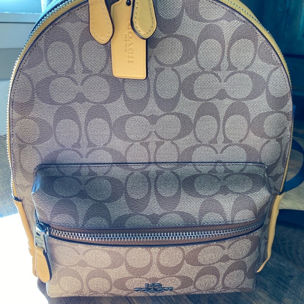 EUC Coach Charlie Signature Backpack